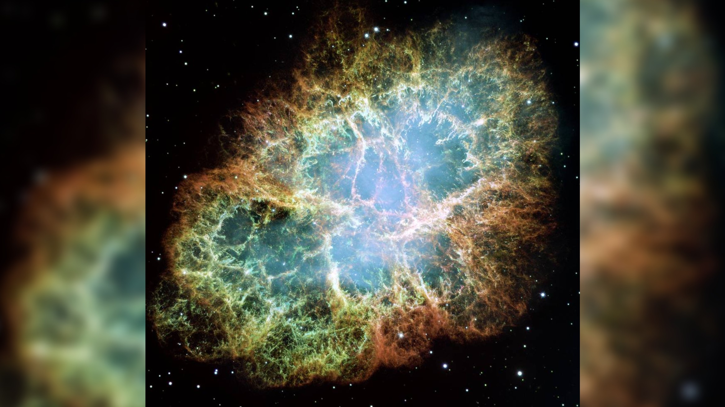 An image of the Crab Nebula  