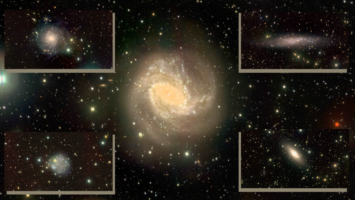 These 5 attractive galaxy pictures inform us a story of cosmic evolution